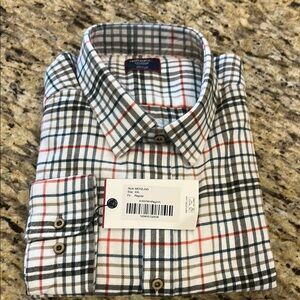 UNTUCKit White and Black Casual Button Down Shirt